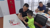 【汉沽街社工站】“三无言 爱无声”父亲节奖牌手工制作活动