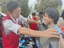 巴州阳光志愿者服务协会党支部开展第十一季“衣旧情深”爱心活动